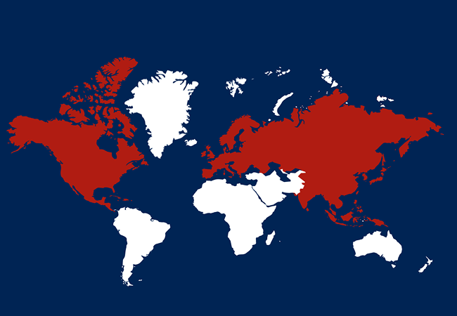 world map